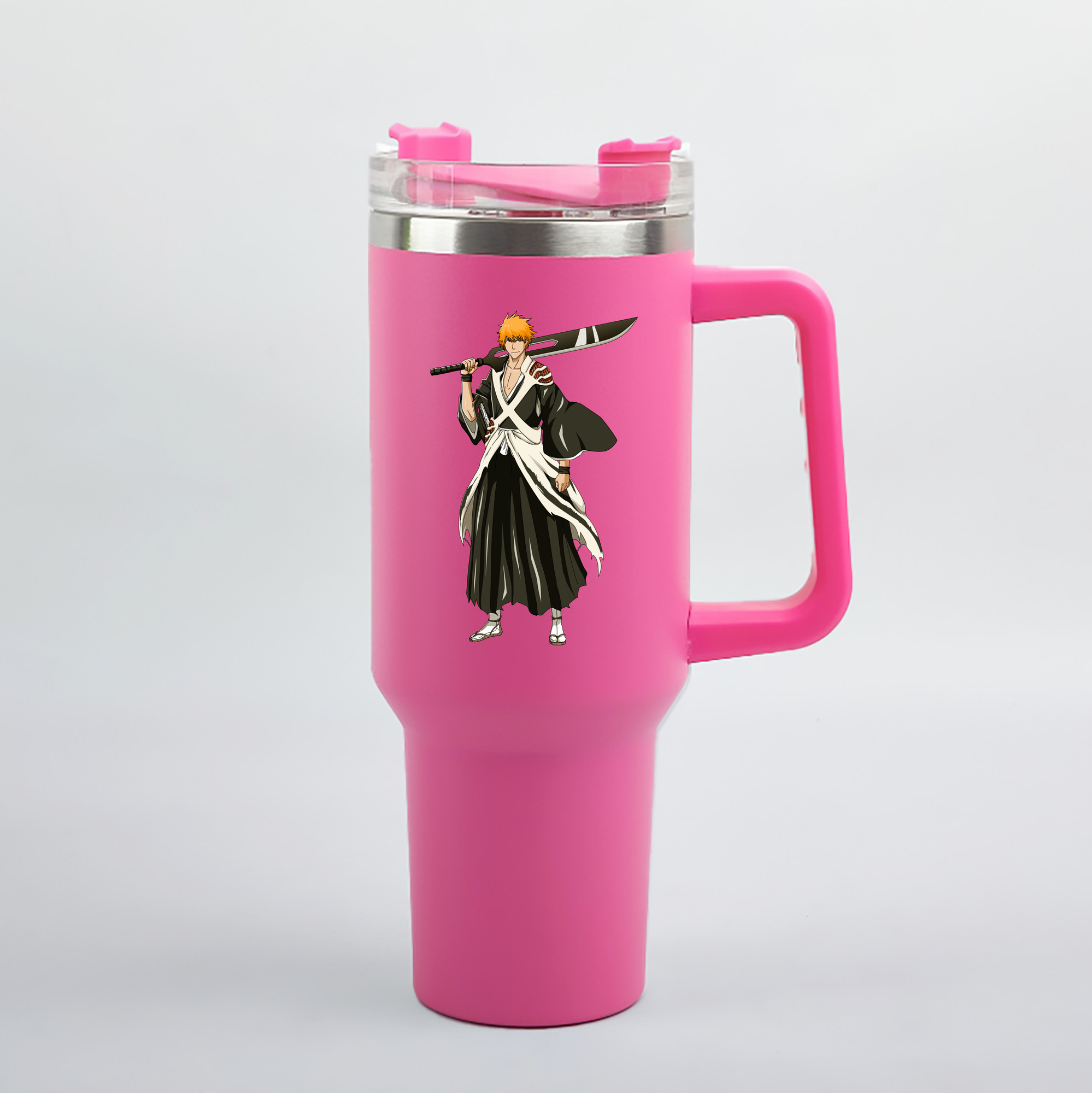 （画像用） ブリーチ 黒崎一護（くろさき いちご）BLEACH Kurosaki Ichigo 1200mL車用タンブラー（カラープリント）